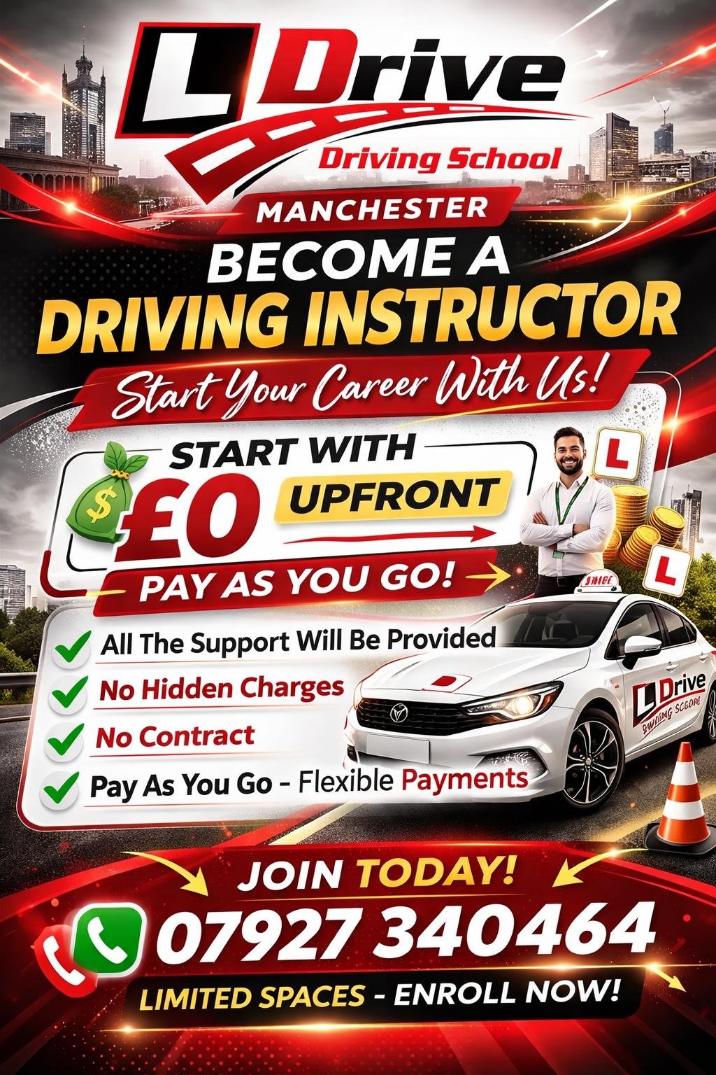 £0 Upfront - Join L Drive Today