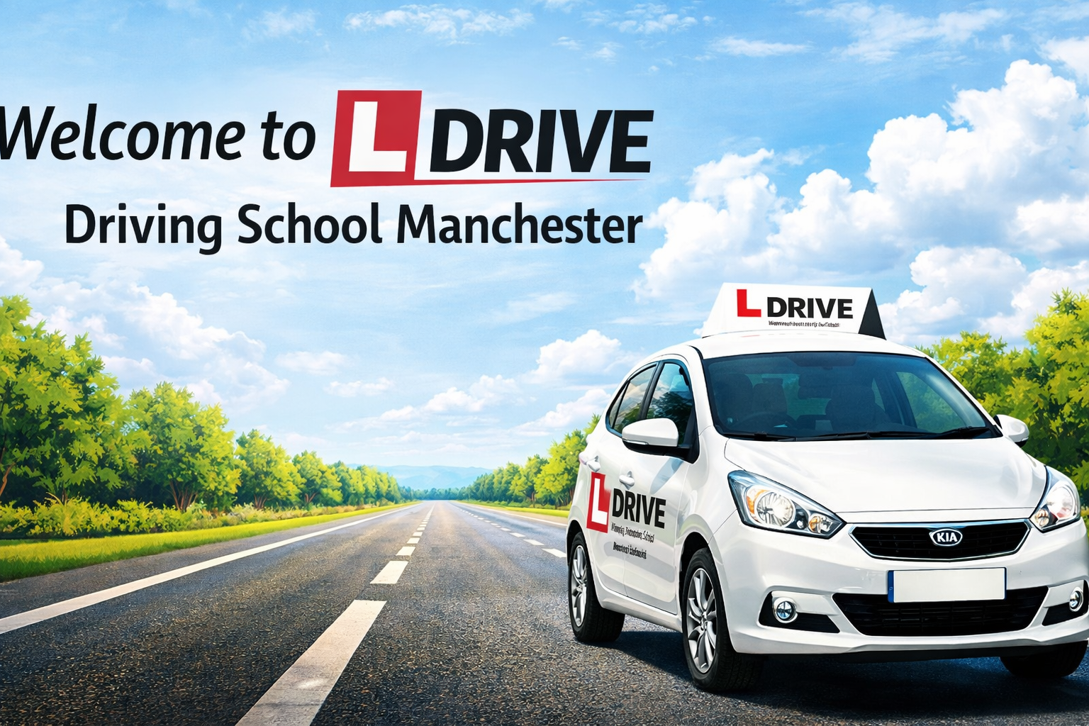 Instructor teaching student in car